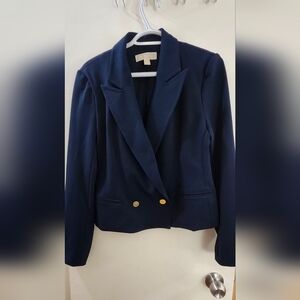Michael Kors Navy Blazer with Gold Buttons